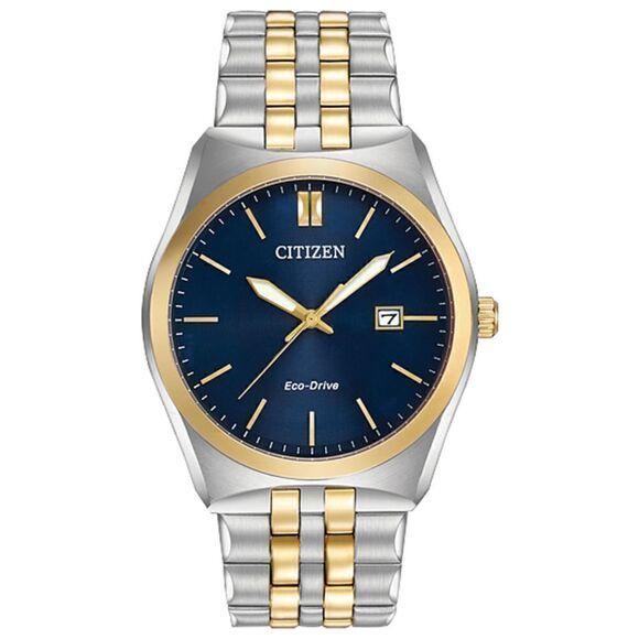 Citizen Eco Corso 2-Tone Blue Dial NWT